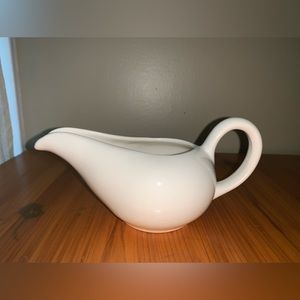 Vintage Ceramic Cream Gravy Sauce Boat Dish Bowl Mid-century 1950s